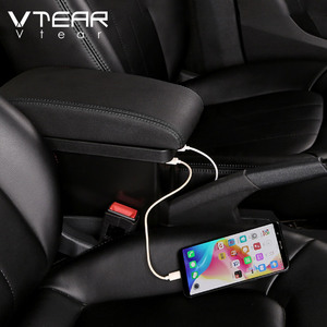 Vdéchirure Auto accoudoir coussin ABS boîte de rangement USB Console <span class=keywords><strong>centrale</strong></span> décoration intérieure accessoires pièces pour Skoda kodiaq2020/2021 - Product Image 5
