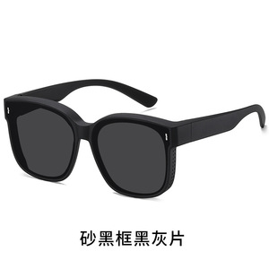 Gafas de sol Gm unisex con montura de PC, lentes TAC, protección UV400, tipo 3, acabado negro mate, YC9043 D4 - Product Image 1