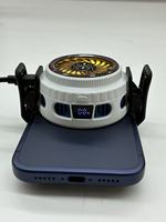 Pendingin Ponsel untuk Gaming Mobile, Esports, Streaming, Pendingin Semikonduktor, Kontrol Suhu AI, RGB, Tipe-C, Perekat Magnetik