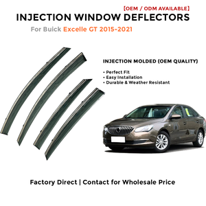 Déflecteurs de fenêtre latérale pare-pluie pour Toyota Cruiser 2019-2020 accessoires auto - Product Image 2