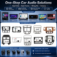 Cadre universel pour autoradio Android, lecteur audio de voiture, GPS, support caméra de recul, système d'infodivertissement automobile