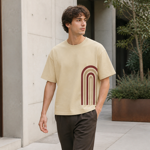 T-shirt personnalisé avec impression de portail en grès pour l'Europe et l'Amérique du Nord, vente en gros OEM - Product Image 6