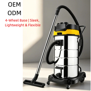 Aspiradora Industrial Profesional de 4500W para Húmedo y Seco, Cuerpo de Acero Inoxidable con Eliminación de Polvo con un Solo Toque, Gran Capacidad de 70L - Product Image 1