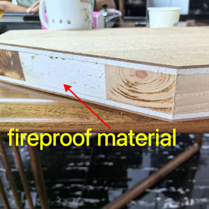 Chine usine de <span class=keywords><strong>prix</strong></span> de gros projet commercial porte intérieure en bois chambre intérieure insonorisée porte en bois ignifuge - Product Image 3