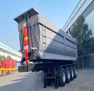 Semi-remorque benne basculante en acier robuste en forme de U à prix compétitifs, capacité supérieure à 30 000 kg - Product Image 5