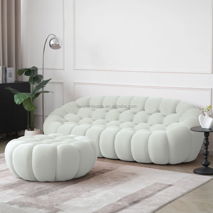 Ý phong cách thanh lịch biệt thự bong bóng sofa Set căn hộ phòng khách ghế đồ nội thất sâu chỗ ngồi ghế sofa cắt ghế - Product Image 4