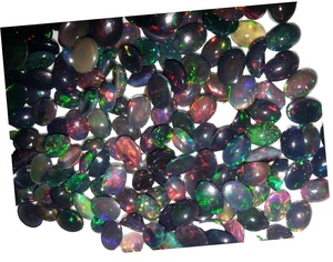Qualité SUPÉRIEURE Éthiopien <span class=keywords><strong>Opale</strong></span> Lisse Ovale Cabochon Pierres Précieuses - Product Image 5