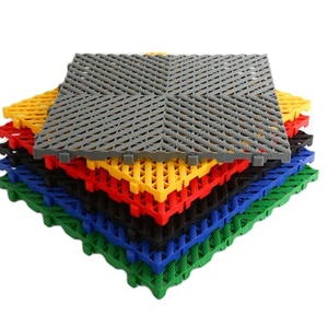 Alfombra de Plástico Modular para Exteriores, Antideslizante, con Drenaje, para Hospitales, Talleres de Reparación de Automóviles, Lavaderos de Autos, Garajes, de Polipropileno - Product Image 1