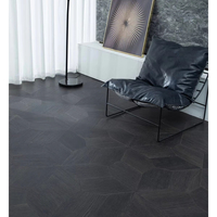 Gabarit de parquet d'intérieur Carreaux de sol en bois massif imperméable et résistant aux taches