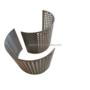 Lõi lọc kim loại không gỉ 304 <span class=keywords><strong>316</strong></span> 316L đục lỗ tùy chỉnh nhà sản xuất, dạng trụ, lưới đục lỗ, ống mới dùng cho bể cá - Product Image 3