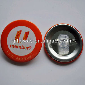 Distintivi e Spille in Metallo Personalizzati con Stampa UV, Serigrafia, Magneti <span class=keywords><strong>di</strong></span> Sicurezza, Forma Rotonda o Quadrata, Logo Personalizzato - Product Image 4