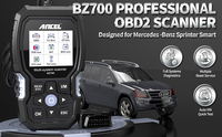 Lector de Códigos OBD2 Profesional ANCEL BZ700 para Benz, Adaptación de Todos los Sistemas, Reinicio de TPMS, Calibración de Airbag y SAS