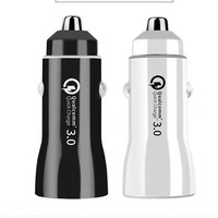 Chargeur de voiture double port 38W (charge rapide double canal PD+QC3.0) Chargeur de téléphone de voiture 38W