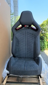 Asiento de Carreras de Fibra de Carbono de Alta Resistencia con Cubierta Personalizada y Soportes Laterales para <span class=keywords><strong>Audi</strong></span> Serie <span class=keywords><strong>S</strong></span> <span class=keywords><strong>Line</strong></span> RS, Todos los Modelos - Product Image 6