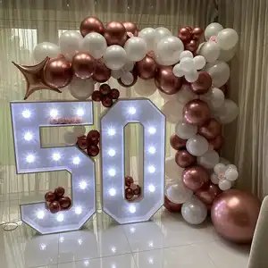 3d Led Sign Customized Galvanized Sheet 4ft Marquee Letters Led Light Up Letters Sign Marquee Numbers