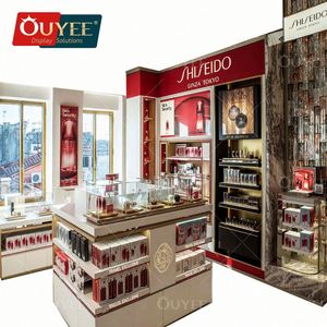 Soporte de exhibición de cosméticos al por menor, vitrina de cosméticos, vitrina de maquillaje, diseño de decoración de tienda - Product Image 1