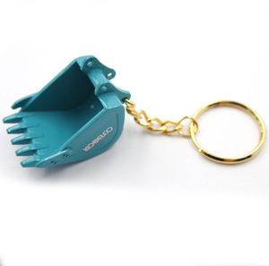 <span class=keywords><strong>Porte</strong></span>-clés métallique pour godet d'excavatrice <span class=keywords><strong>Porte</strong></span>-clés stéréo 3D pour machine à creuser Accessoires - Product Image 4