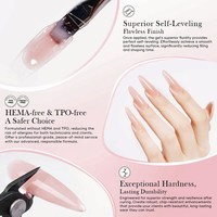 MissGel Nouvelle Arrivée Hema Free Builder UV Gel OEM ODM 30g 1kg TPO Free Nail Gel Extension Self-Leveling Builder Gel dur pour ongles