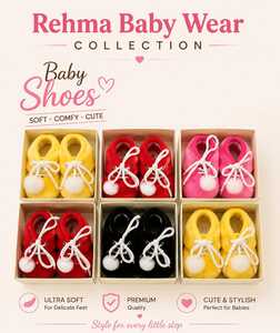 Chaussons en peluche à pompons moelleux pour bébé, semelle souple, chauds pour l'hiver, à lacets, chaussures pour nourrissons - Product Image 6