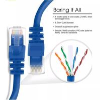 Cable de conexión Lan de red FTP UTP Cat5 Cat5e Cat6 Rj45 de alta velocidad para cables de comunicación