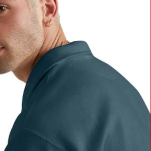 Camisas Polo Clásicas para Hombre, Tejido de Felpa de Peso Medio, Camisa Polo de Manga Larga con Cuello Plegable - Product Image 2