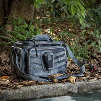 Grand sac de rangement résistant à l'eau pour matériel de pêche, avec 2 boîtes de plateaux de matériel et support de canne, 3600, livraison gratuite