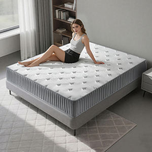 Matelas moderne King Queen Size durable et silencieux à ressorts ensachés indépendants, respirant, compressé en boîte, pour hôpital et usage domestique - Product Image 1