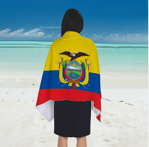 2025 Offre Spéciale été produits Ouganda drapeau Football sport Fitness Gym serviette piscine serviette de plage - Product Image 5