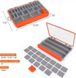 Organisateur <span class=keywords><strong>de</strong></span> plateaux <span class=keywords><strong>de</strong></span> pêche étanche 3600 et 3700 avec séparateurs amovibles Boîte à leurres Boîte à leurres <span class=keywords><strong>de</strong></span> pêche - Product Image 2