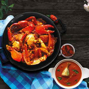 Poêle à <span class=keywords><strong>Paella</strong></span> espagnole <span class=keywords><strong>pour</strong></span> les réunions, en acier au carbone avec poignées rouges confortables - Product Image 4