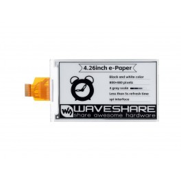 4.26 inç e-kağıt ham ekran, 800x480, siyah/beyaz, SPI iletişim - Product Image 3