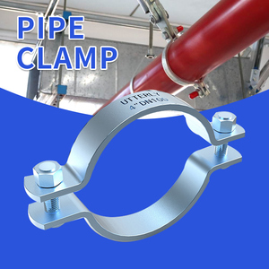 FM Approval Hinged Extension Slit Pipe <strong>Clamp</strong> Standard Double Bolted <strong>Clamp</strong> for Sway Bracing Components - Product Image 3