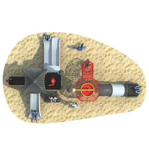 Nhà Máy Outlet Cướp Biển Tàu Phong Cách Một Cách An Toàn Vui Chơi Giải Trí Trẻ Em Thiết Bị Thiết Lập Sân Chơi Ngoài Trời Cho Trẻ Em - Product Image 5