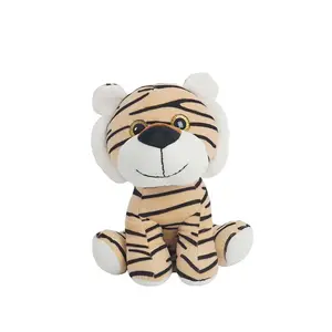 Factory direct plush animal toy plush cute velboa tiger soft stuffed cartoon tiger toy