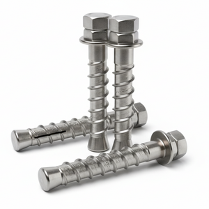 Tornillo de Expansión Hexagonal M14x90 Plateado en Zinc para Pedidos al por Mayor, Tipo Dividido, Carga de 3.4T, para Proyectos de Renovación, Tuercas Hexagonales de Anclaje - Product Image 1