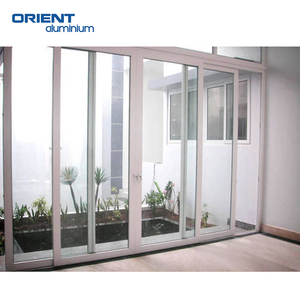Puerta Plegable de Aluminio de Doble Vidrio para Exterior, Tipo Acordeón, Precio de Fábrica - Product Image 6