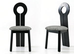 Sedia da Pranzo Moderna D5706A <span class=keywords><strong>in</strong></span> <span class=keywords><strong>Legno</strong></span> Massello Ecologico e Impermeabile per Sala da Pranzo e Arredamento Casa (Nero e Bianco) - Product Image 4