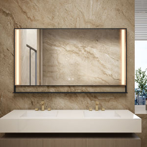 Espejo de salón montado en la pared de barbería moderna de fabricación del sudeste asiático con luz LED - Product Image 6