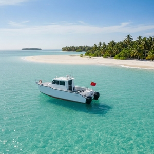 Catamaran en aluminium soudé personnalisable de 10 mètres, 12 places, bateau pour excursions en mer et pêche en eau profonde - Product Image 4