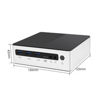 Mini PC X86 Dual Lan 8K 64GB I7-1255U 12.ª Generación Micro Intel Nuc Nano con DDR5 y Enchufes AU/US/CN