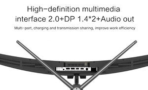 Écran incurvé ultra-large 49 pouces <span class=keywords><strong>4K</strong></span> 5K <span class=keywords><strong>144Hz</strong></span> 165Hz LCD <span class=keywords><strong>OLED</strong></span> <span class=keywords><strong>PC</strong></span> moniteur d'ordinateur moniteurs de jeu vente en gros - Product Image 5