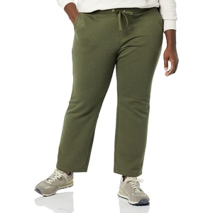 Pantalones Deportivos de Talla Grande para Mujer, de Algodón Suave, Pierna Ancha y Holgada, Cintura Media, Frente Plano, para Verano - Product Image 3