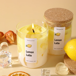 <span class=keywords><strong>Bougie</strong></span> parfumée artisanale écologique en <span class=keywords><strong>gel</strong></span>/cire, design créatif inspiré des desserts, effet glacé <span class=keywords><strong>pour</strong></span> Diwali, bars - Privé - Product Image 6