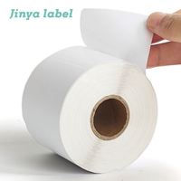 Autocollant adhésif personnalisable en acrylique perforé thermosensible CMYK 4x6x500 pièces, taille personnalisable, promotion, compatible supermarché