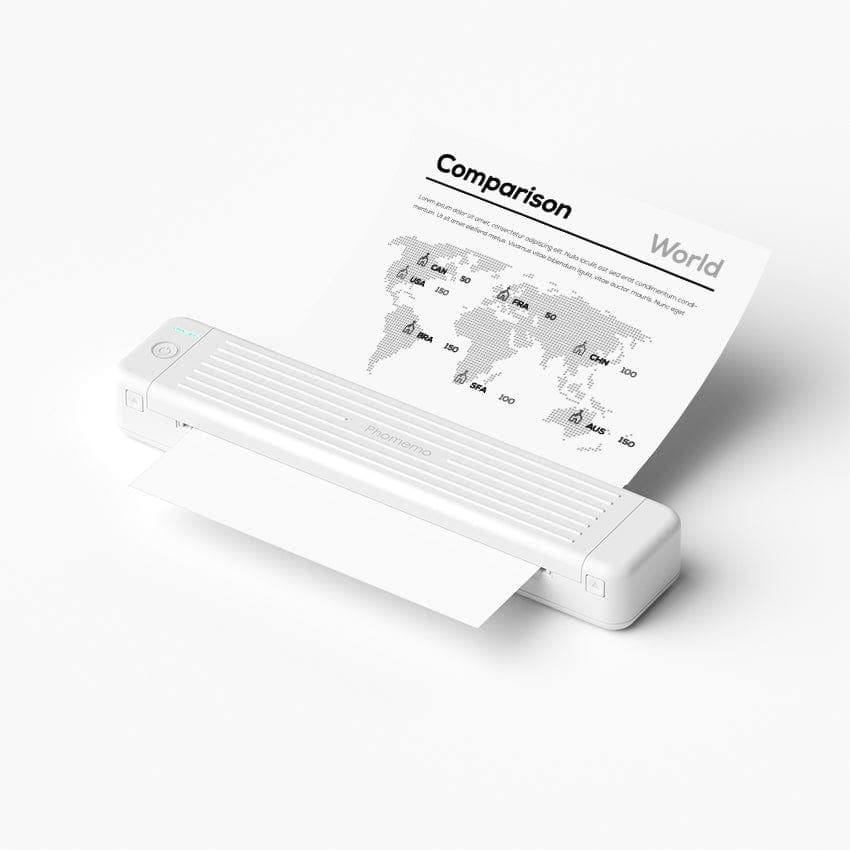 Phomemo P831ポータブルプリンターインクレスA4熱転写プリンター