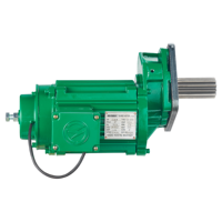 Moteur à engrenages pour grue, direct usine, OEM, vitesse de sortie personnalisée, réducteur de vitesse pour entraînement de déplacement de grue portique