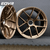 Rines EVOR Forjados de Aleación Personalizados de Lujo en Dorado Santin, 5x127, 5x112, 5x114.3, 5x120, Cóncavos, de 15, 18, 19 y 26 Pulgadas para Autos