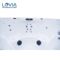 Spa extérieur de haute qualité pour 5 personnes, bain à remous chauffé, bain à remous extérieur, bain à remous en acrylique, bain à remous Balboa