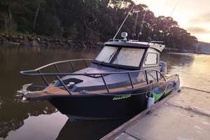 Nouveau <span class=keywords><strong>bateau</strong></span> <span class=keywords><strong>de</strong></span> pêche en aluminium Gospel 22,5 pieds (6,85 mètres) à grande vitesse en haute mer avec moteur hors-bord pour la navigation en eau <span class=keywords><strong>de</strong></span> mer - Product Image 2