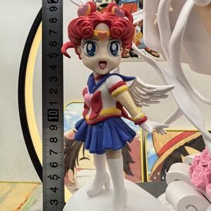 ฟิกเกอร์เซเลอร์มูน คอสมอส รูปแบบสุดท้าย อุซากิ ซึกิโนะ พร้อมฟิกเกอร์เซเลอร์ ชิบิ ชิบิ แบบพีวีซี ของสะสม กล่องของขวัญ - Product Image 5